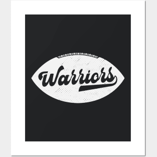 Retro Warriors Football Posters and Art